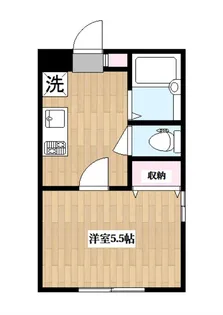 ホワイトヴィラ碑文谷【2階】の間取り