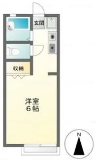 シャンブル・アン・ボーグ【2階】の間取り