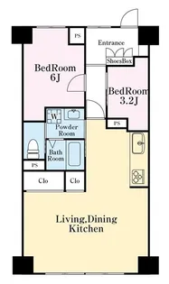 カーサ三田【5階】の間取り