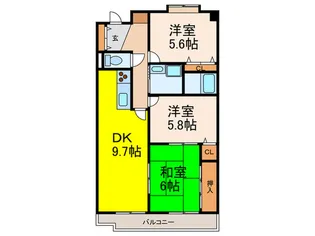 パレフル-ルの間取り