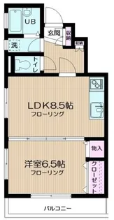 東京都荒川区東日暮里3【マンション】の間取り