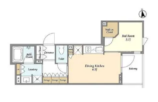Mトリアノン【2階】の間取り