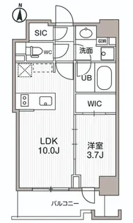 シーズンフラッツ両国サウス【8階】の間取り