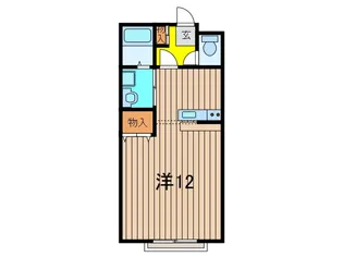 ファインコート西青木【2階】の間取り
