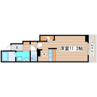 NewCityTakamatu【1階】の間取り