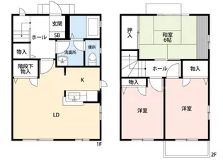 ウエストヒルFの間取り
