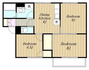フォンテーヌシャトレI【1階】の間取り