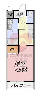 フジパレス北王子【1階】の間取り