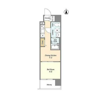 東京都江東区大島1【マンション】の間取り