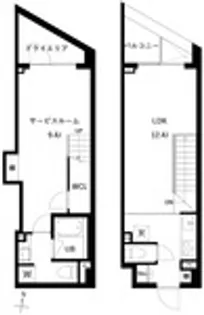 JMFレジデンス世田谷三宿【2階】の間取り