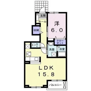 ピクシー・ラビット A【1階】の間取り