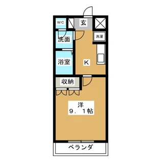 L’acorn【1階】の間取り