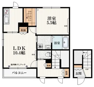ブラン・ポルテ【2階】の間取り