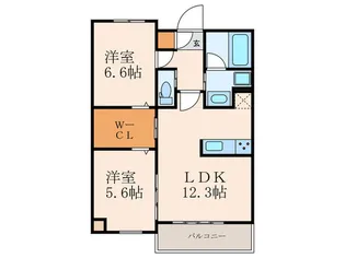 福岡県北九州市小倉南区長尾2【マンション】の間取り