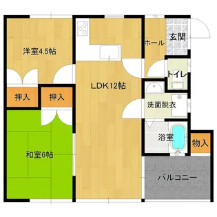 コーポプレジデント【2階】の間取り