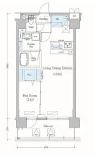 アーバネックス森下II【5階】の間取り