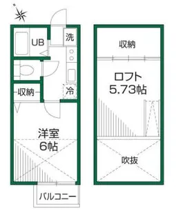 レクエルド烏山【2階】の間取り