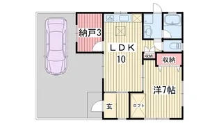 京都府京都市上京区浮田町【一戸建】の間取り
