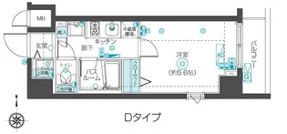 フェニックス武蔵関クアトロ【8階】の間取り