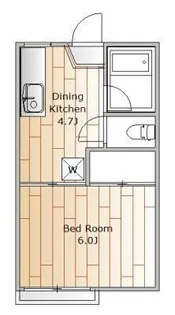 ケヤキハイツ【1階】の間取り