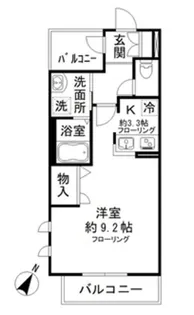 KIRIE MAISON 国立【3階】の間取り