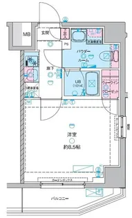 ジェノヴィア青砥II【1階】の間取り