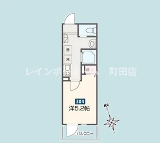 高座渋谷ヒルズ【3階】の間取り