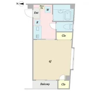 キャスル西荻南弐番館【2階】の間取り