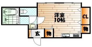 エボリューション高田【3階】の間取り