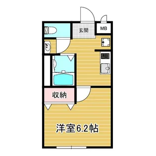 リープラス三木末広【1階】の間取り