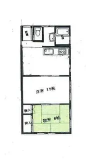 光ハイツ【2階】の間取り