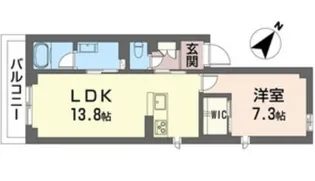 ヴァレンティア【2階】の間取り