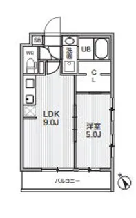 Alivis本八幡【3階】の間取り
