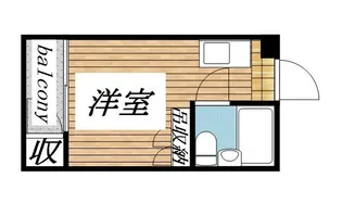 メゾン・ド・ポルシュ【5階】の間取り