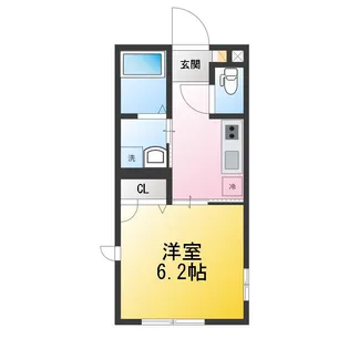 プライムヒルズ釜台公園D棟【2階】の間取り