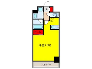 ベルファース八丁堀West【7階】の間取り