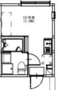 メゾン堀切菖蒲園【1階】の間取り
