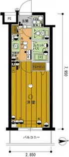 スカイコート阿佐ヶ谷第5【3階】の間取り
