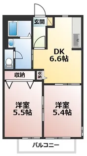 ディアスふじ【1階】の間取り