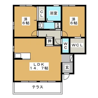 ミニオンS【1階】の間取り