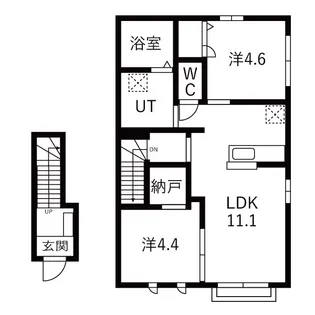 メゾン ド ルミナス【2階】の間取り