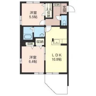 グリーンヒルズ1【1階】の間取り