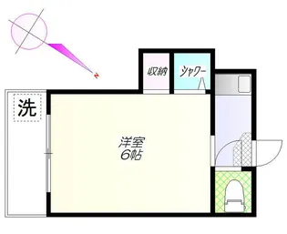 ソリューション門前仲町【3階】の間取り