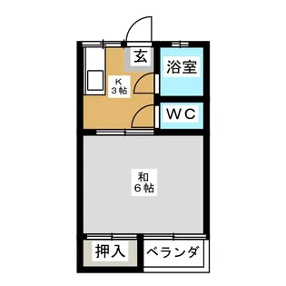 黒部ビル【2階】の間取り