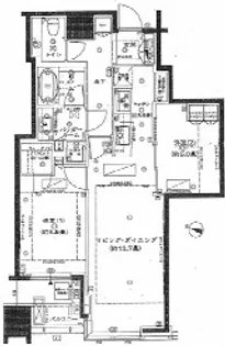 大崎ウエストシティタワーズWEST【36階】の間取り