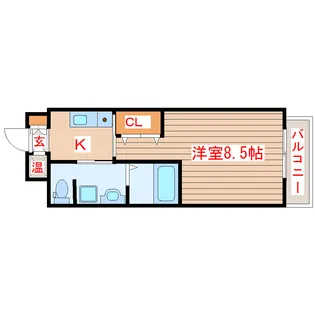 アントラ立町【6階】の間取り