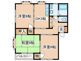 ゴールドハイツ A【1階】の間取り