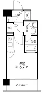 サンセール与野本町【2階】の間取り