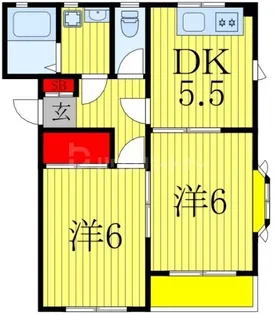 ミントハイツ柏【3階】の間取り