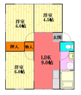 コンチェルト【1階】の間取り